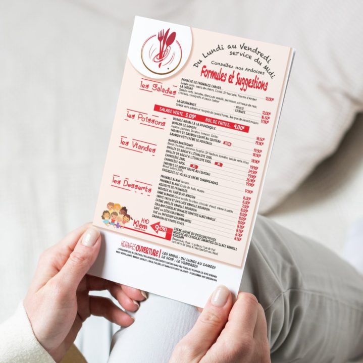 Élaboration de supports publicitaires imprimés